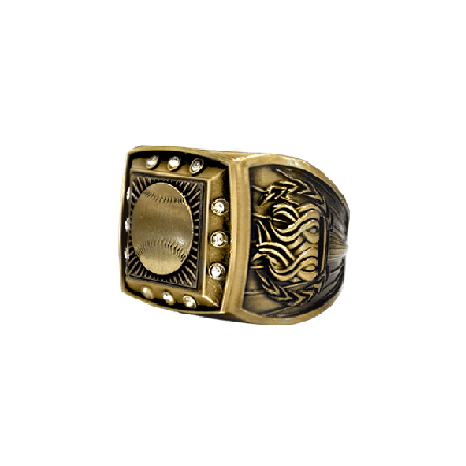 Bling Gold championship ring baseball