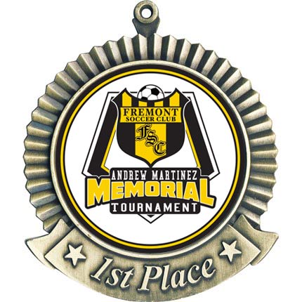 Medal Award - Custom Logo Insert - AYSO