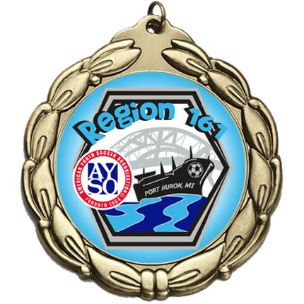 Custom Medal Award - AYSO - Add Your Own Logo