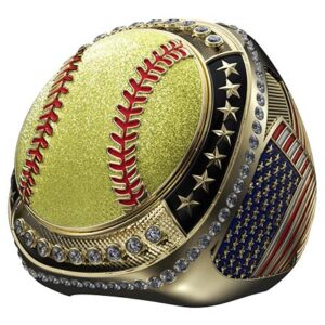 Legacy Patriot Ring - Gold - Softball