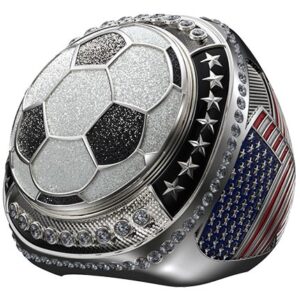 Legacy Patriot Ring - Silver - Soccer