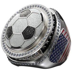Legacy Spinner Ring - Silver - Soccer