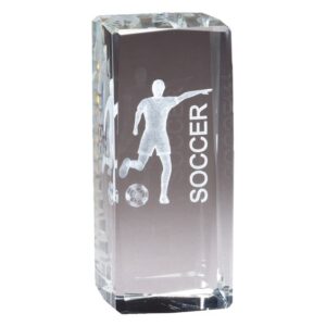 Collegiate Series Glass - Soccer, F