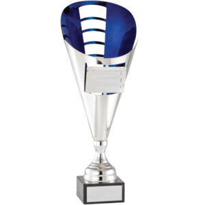 Soccer Cup - Silver-Blue