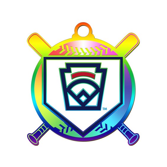 Little League Softball Medal - Diamond - Aurora