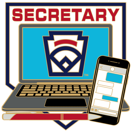 Little League Baseball Pin Series - Secretary