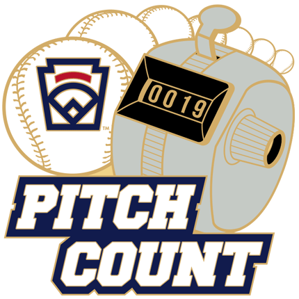 Little League Baseball Pin Series - Pitch Count - New Logo
