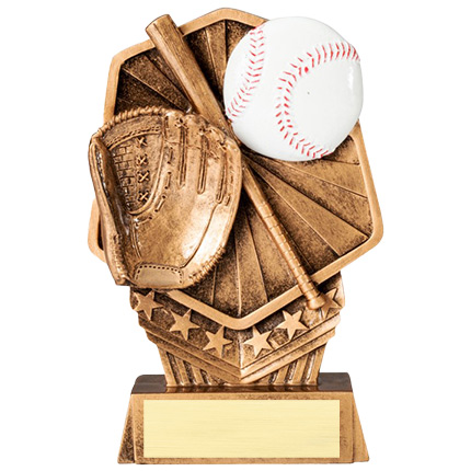 Baseball Resin Award - Star Glove