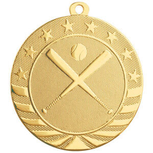 Baseball Medal - Large Two Bat Medallion Series