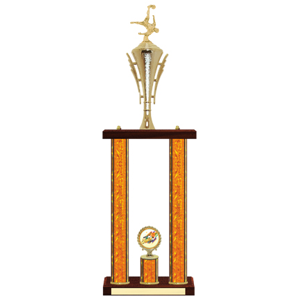 Two Post Soccer Trophy - 24"