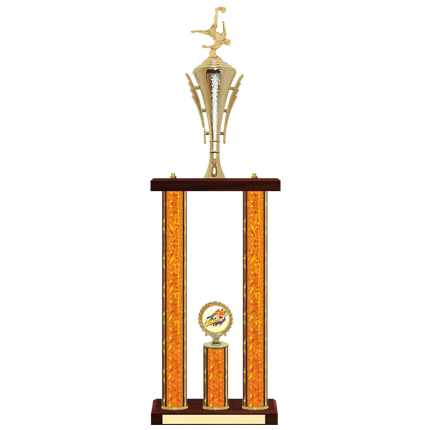 Two Post Soccer Trophy - 26"