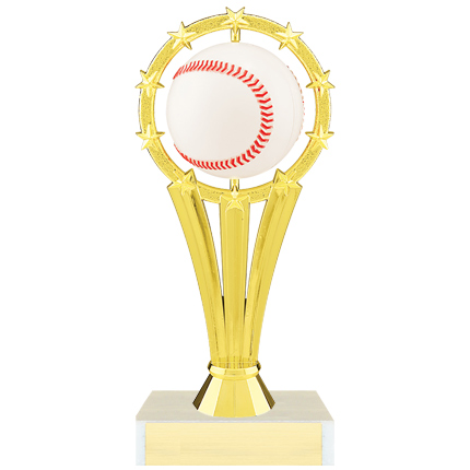 Baseball Trophy - Spinning Ball Series